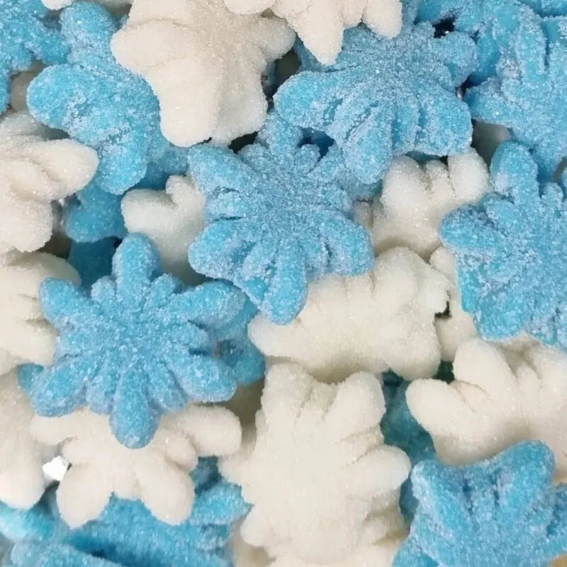 Gummy Glitter Snowflakes